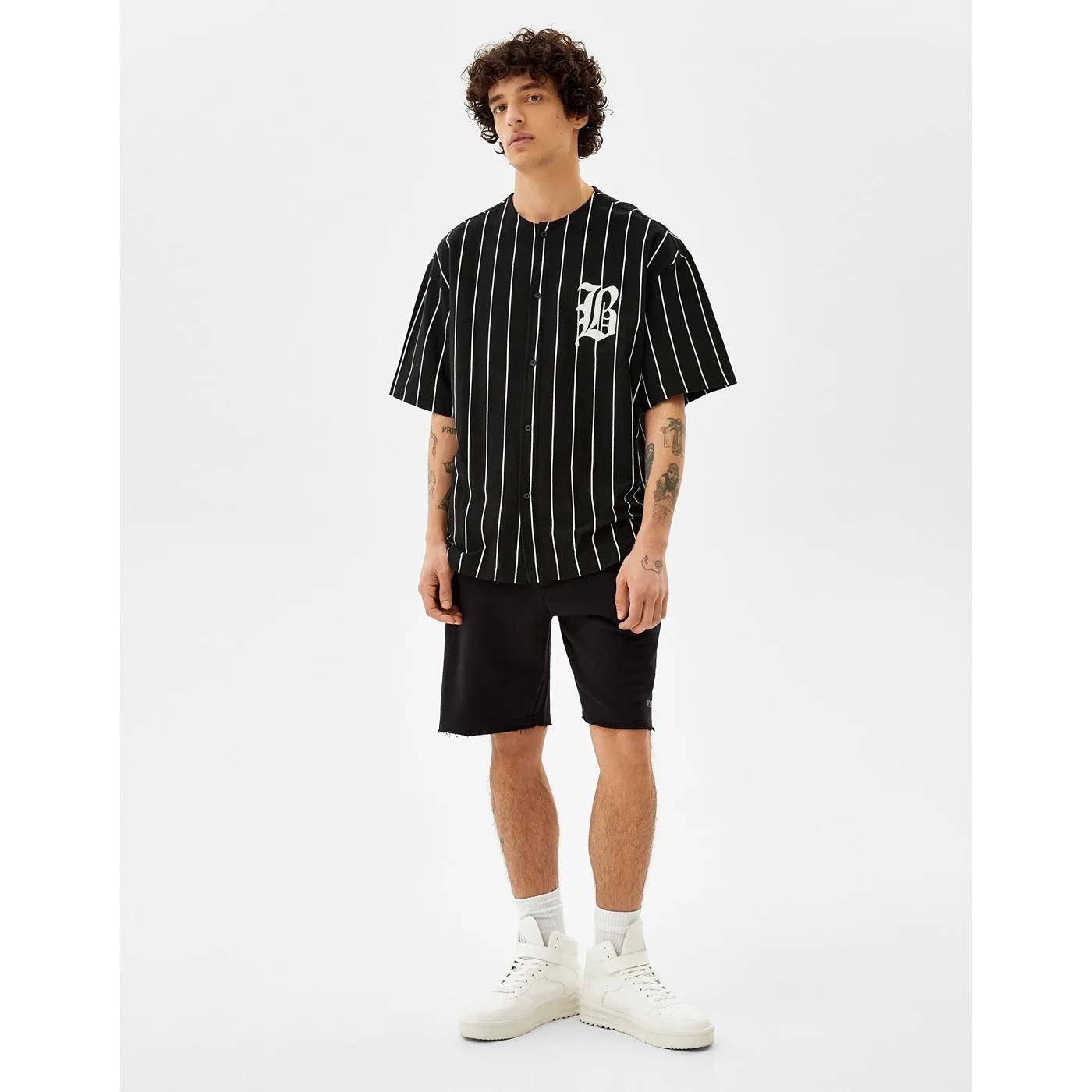 BSK Stripes Short Sleeve Shirt