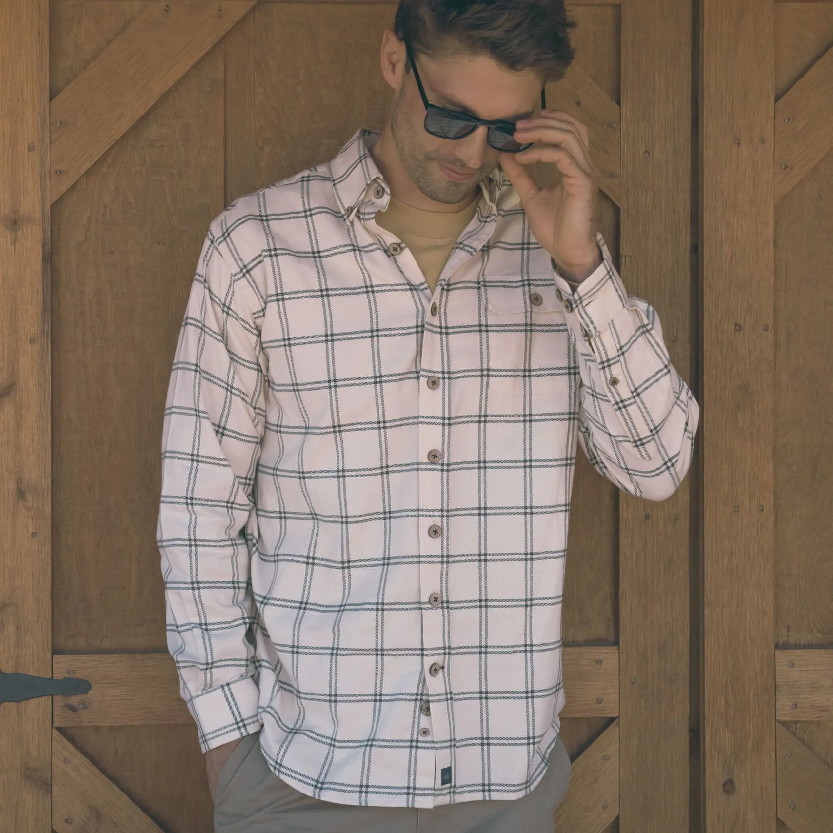 Cedar Park Windowpane Flannel