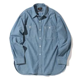 Chambray Work Shirt - Sax