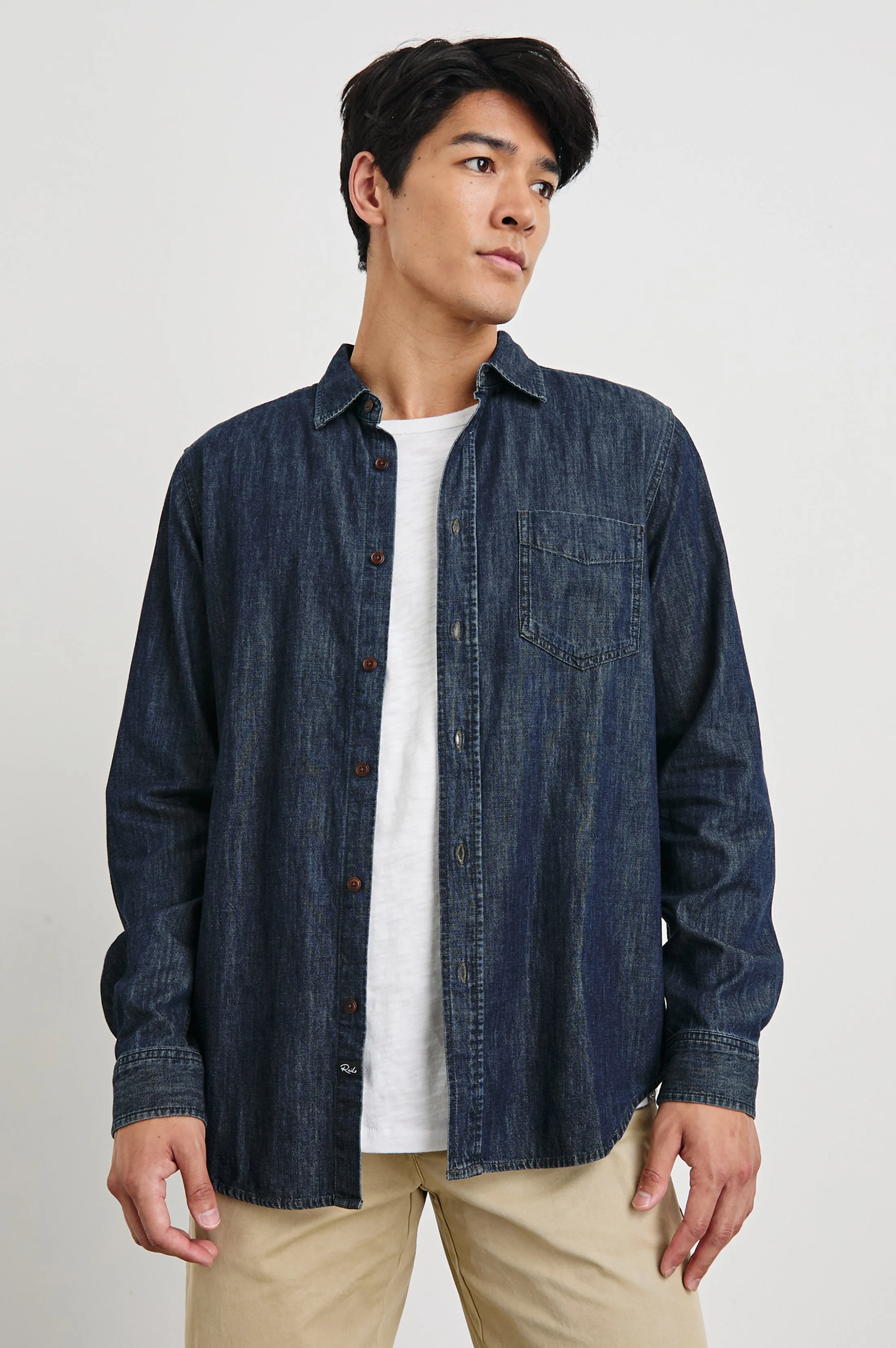 COLTON SHIRT - DARK WASH INDIGO