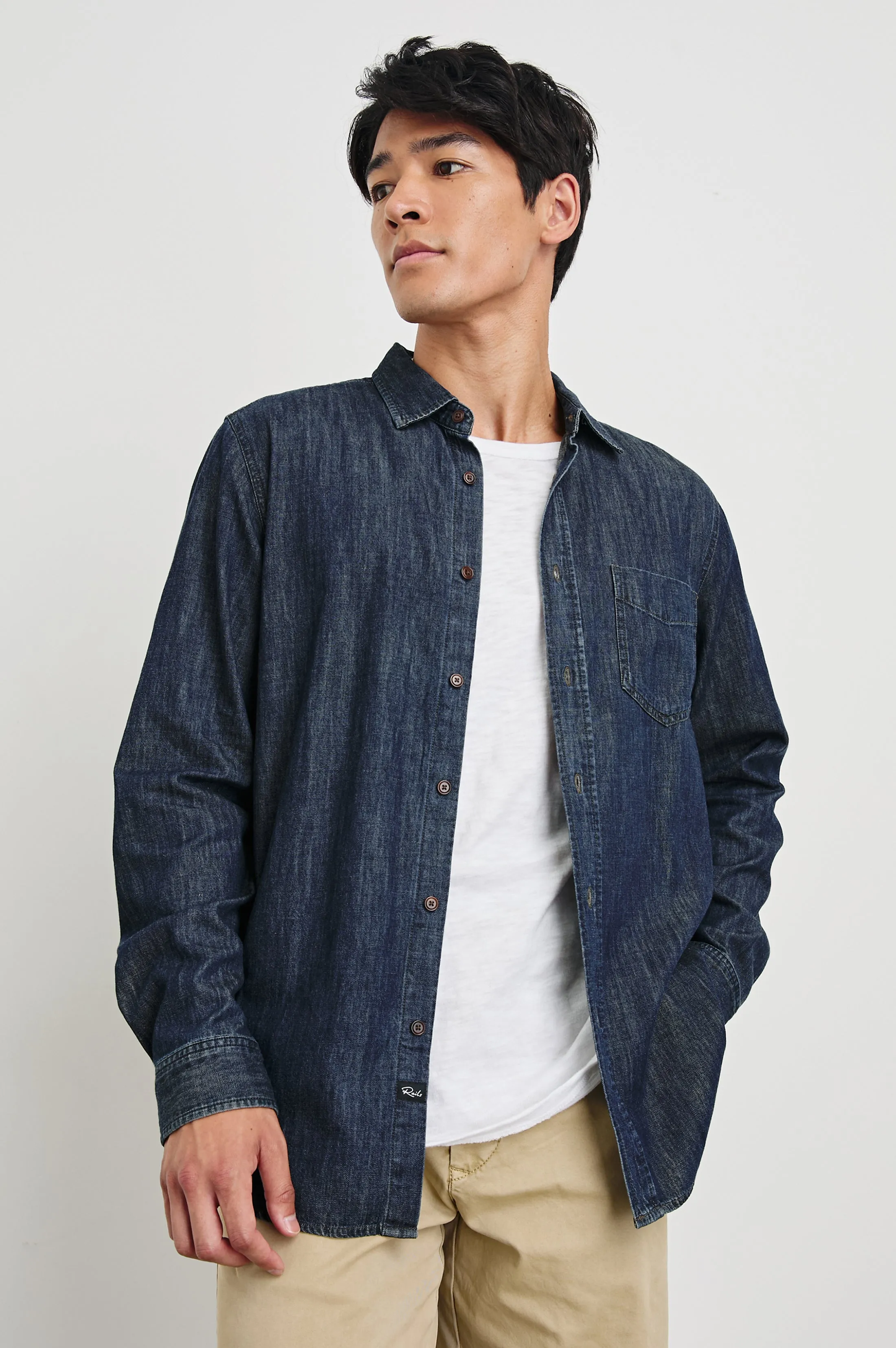 COLTON SHIRT - DARK WASH INDIGO