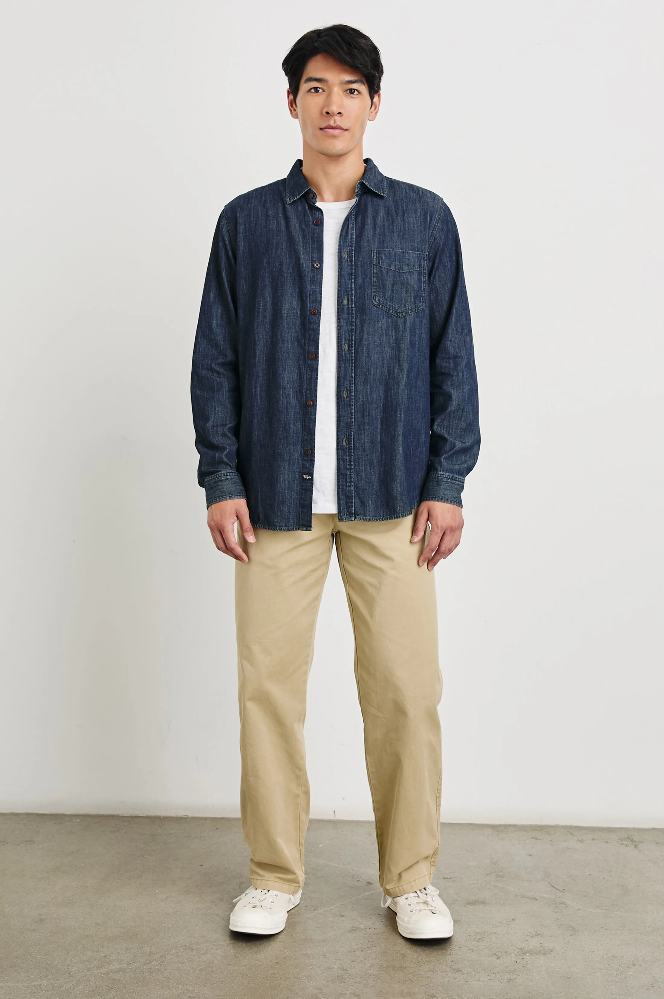 COLTON SHIRT - DARK WASH INDIGO