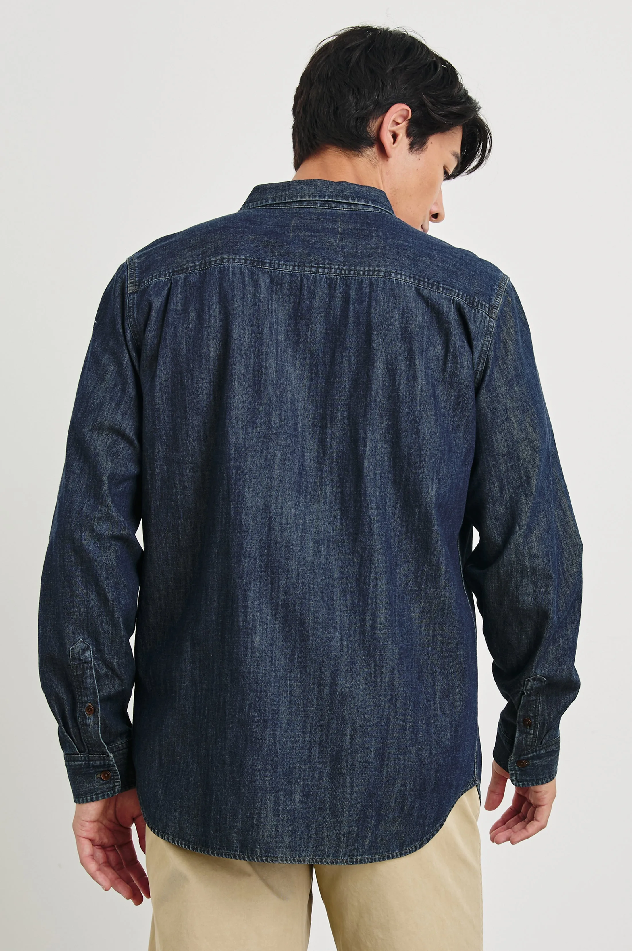 COLTON SHIRT - DARK WASH INDIGO