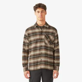 Dickies Forest Check Flannel Shirt Mushroom