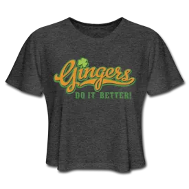 Gingers Do It Better! Women's Cropped T-Shirt