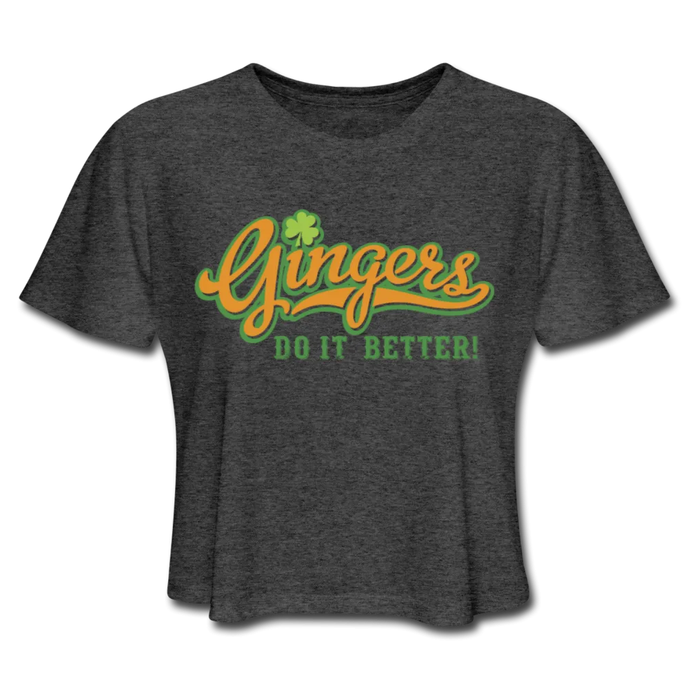 Gingers Do It Better! Women's Cropped T-Shirt