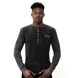 Guinness Classic Washed Black Henley