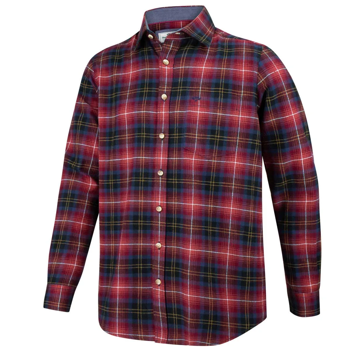 Hoggs of Fife Pitmedden LS Flannel Check Shirt