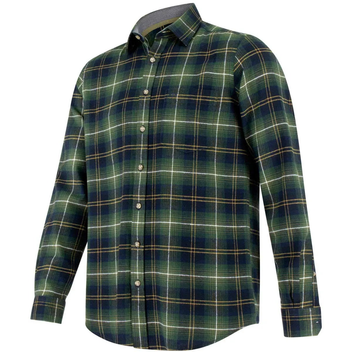 Hoggs of Fife Pitmedden LS Flannel Check Shirt