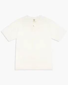 Jackman Henley Neck Tee - White