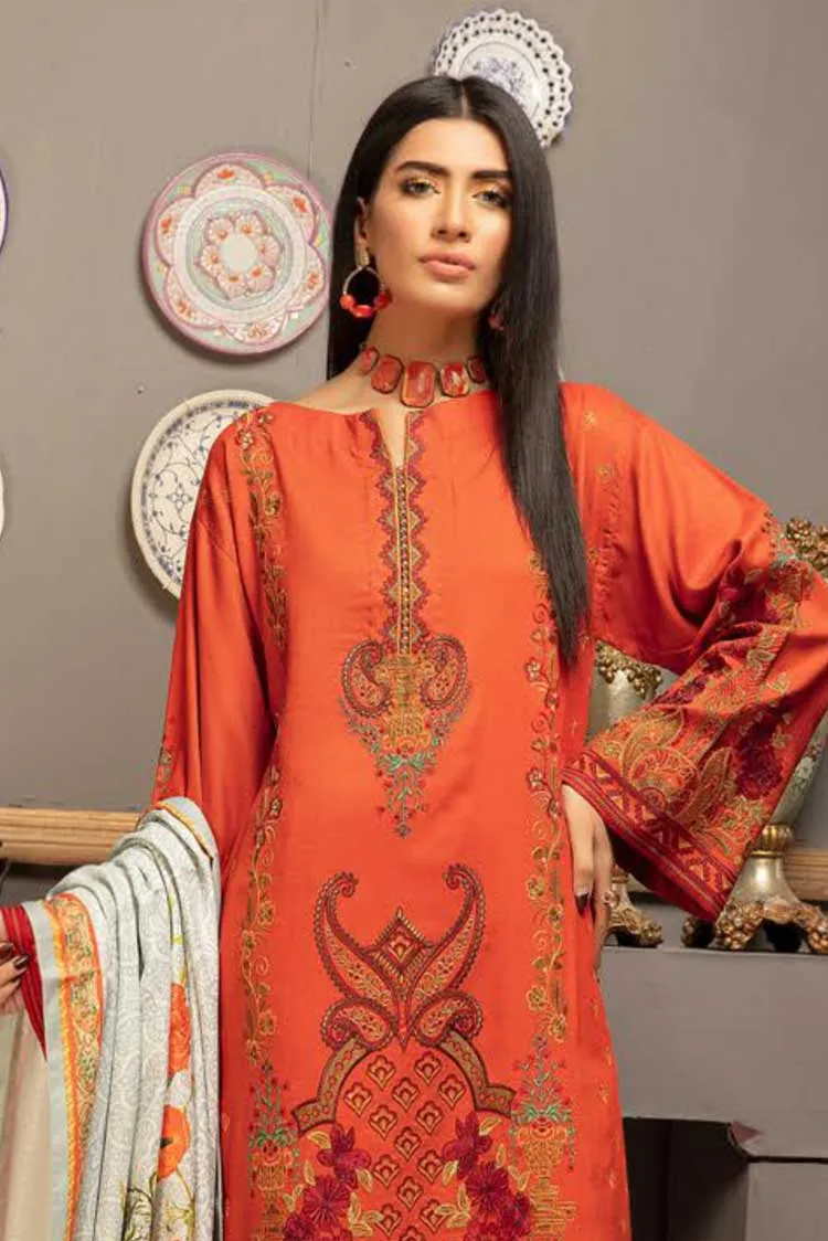 Johra - JH 519 Mushq Digital Embroidered Winter Collection