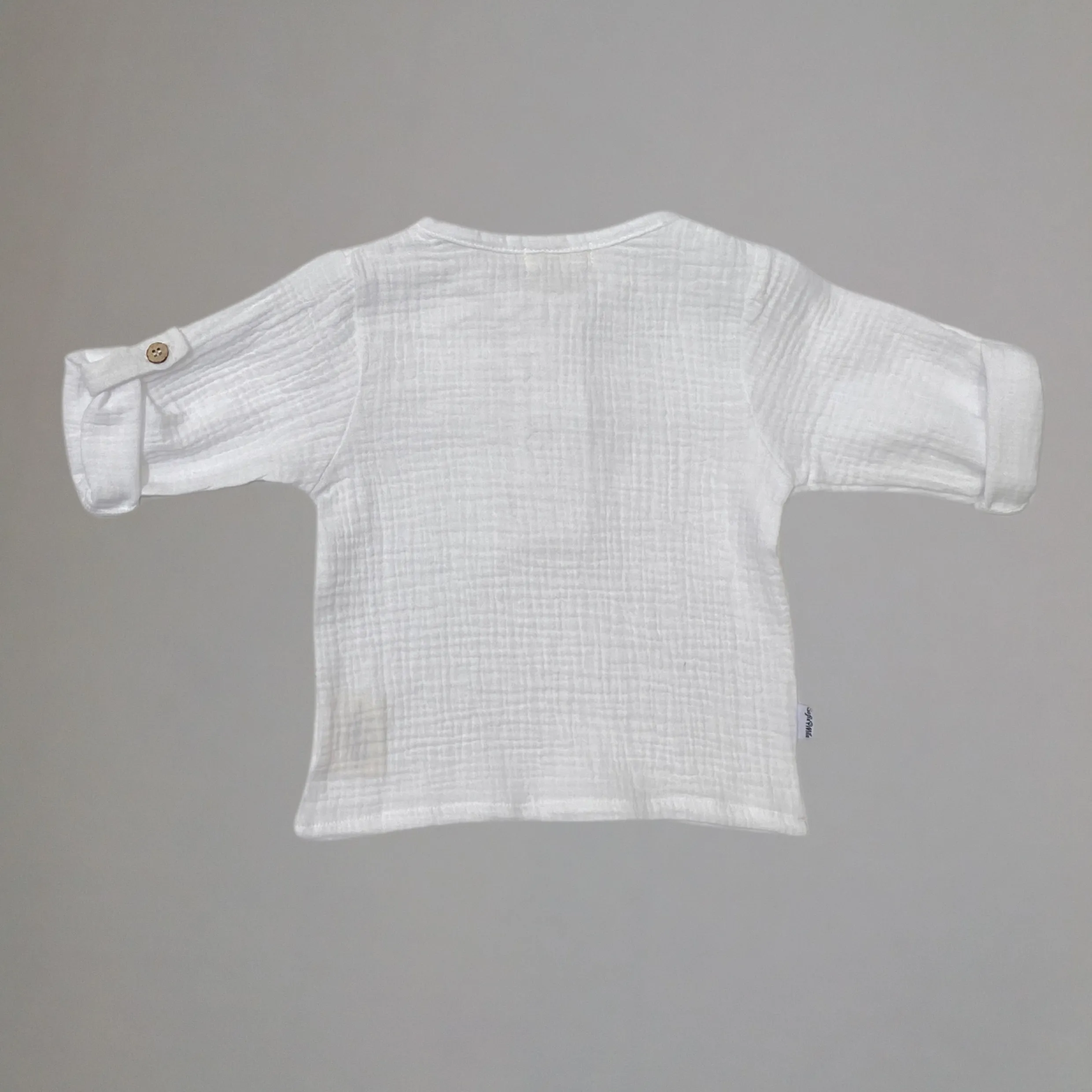 Organic Cotton Muslin Short Sleeve Shirt