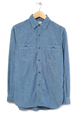 orSlow Chambray Work Shirt - Blue