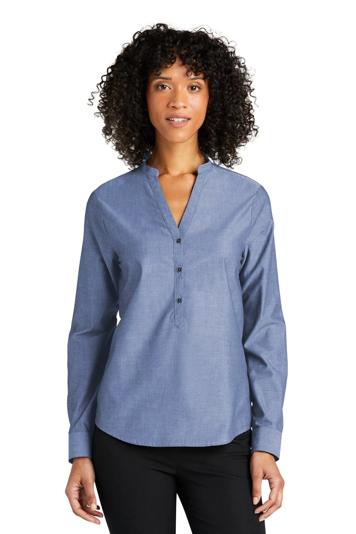 Port Authority ®  Ladies Long Sleeve Chambray Easy Care Shirt LW382