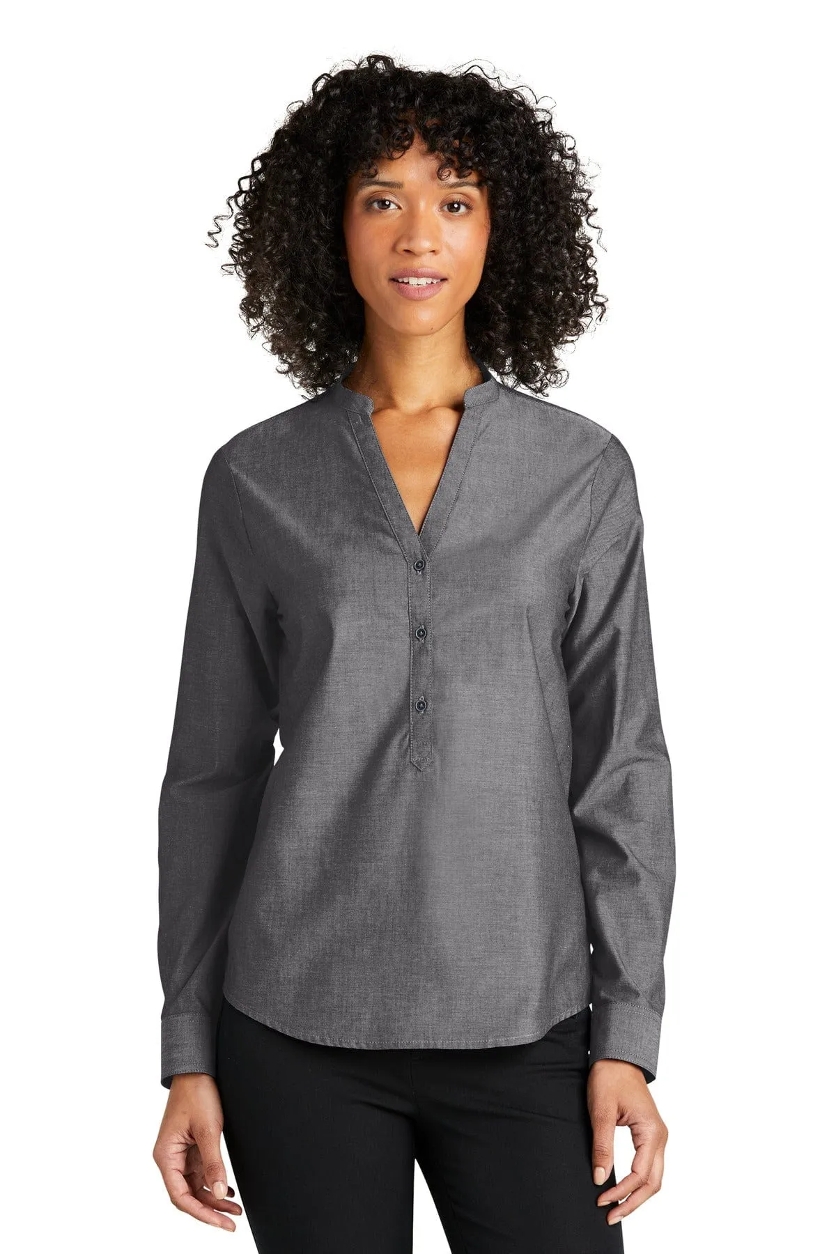 Port Authority ®  Ladies Long Sleeve Chambray Easy Care Shirt LW382