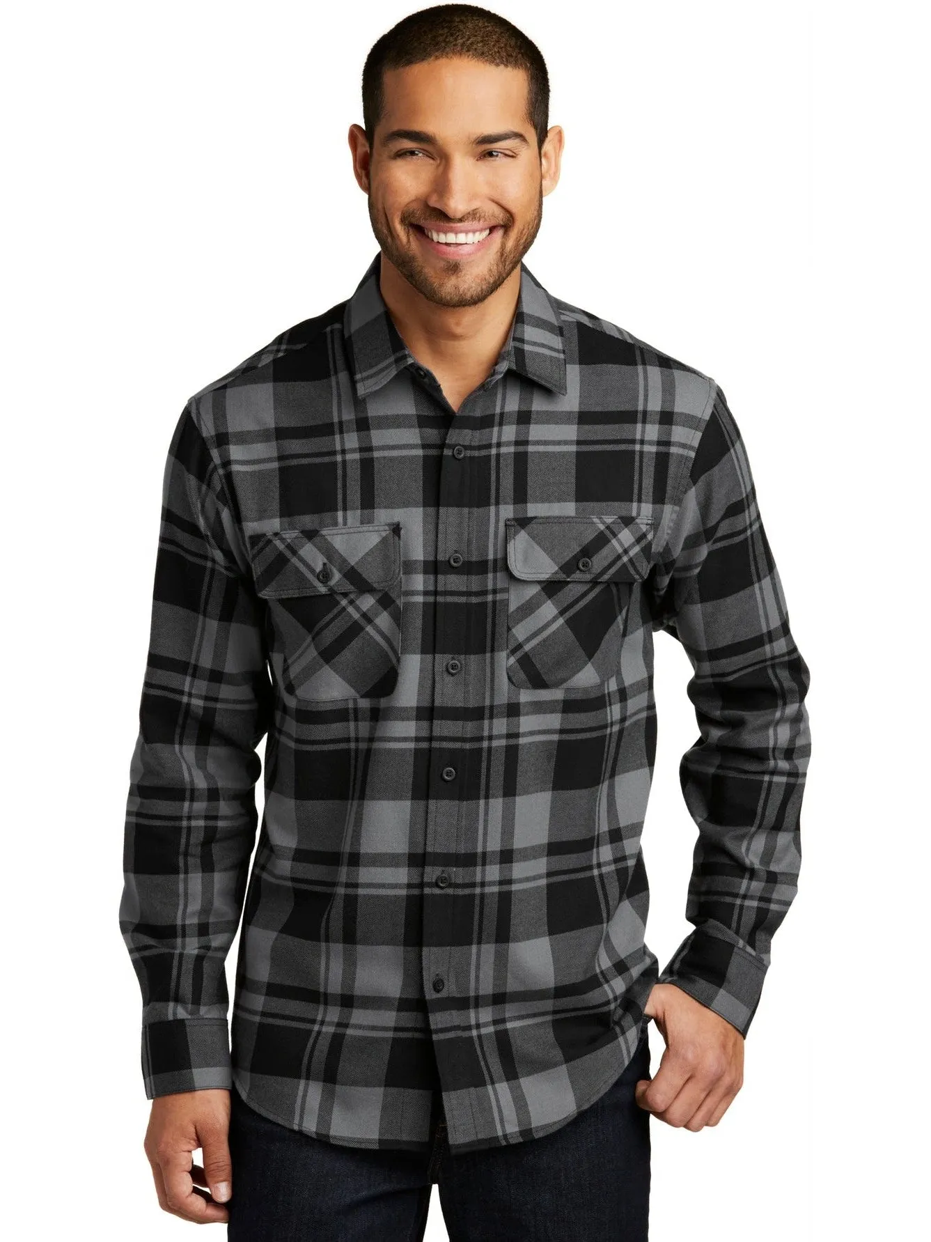 Port Authority Plaid Flannel Shirt