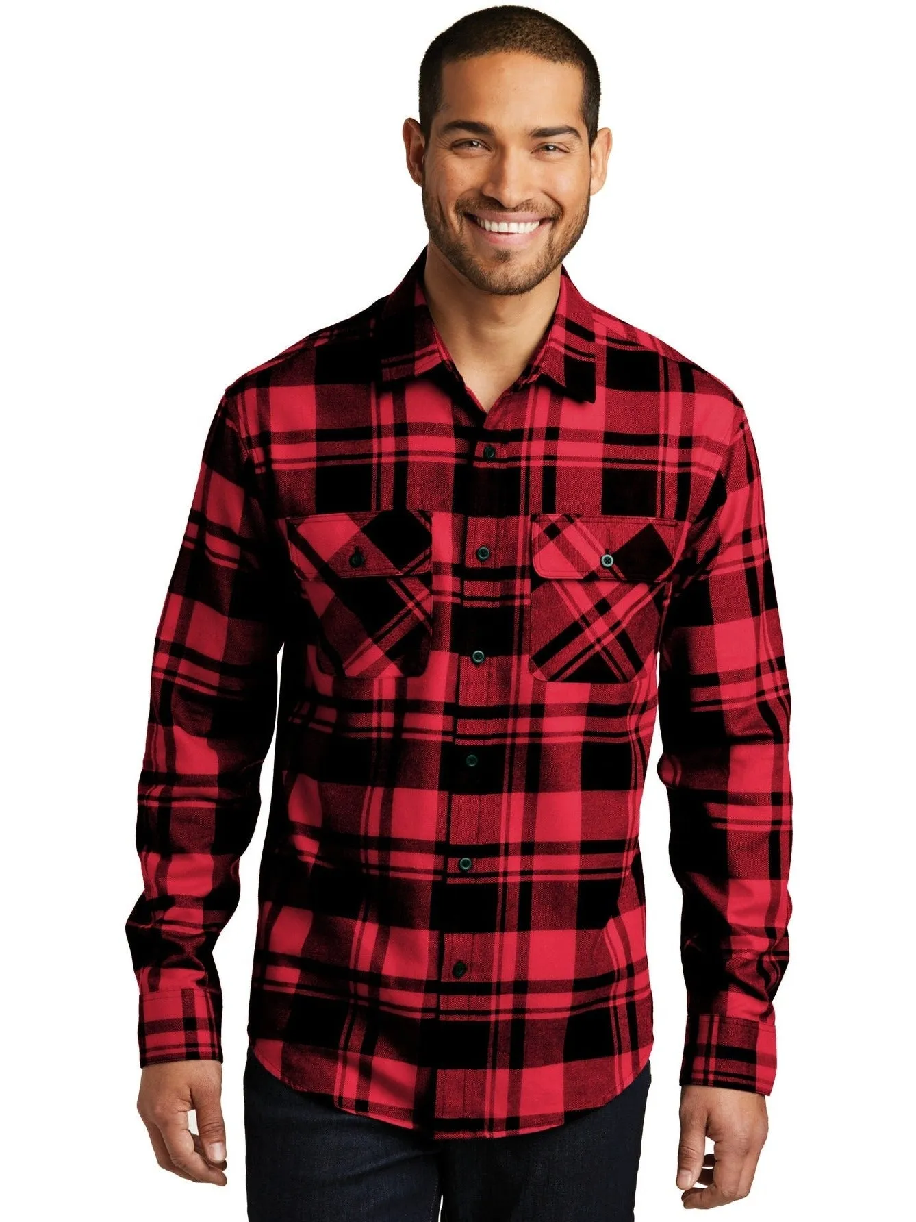 Port Authority Plaid Flannel Shirt