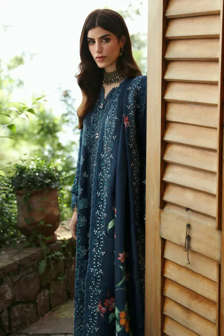 Qalamkar - Qlinekari Linen Collection - LM-10 Tula - Unstitched