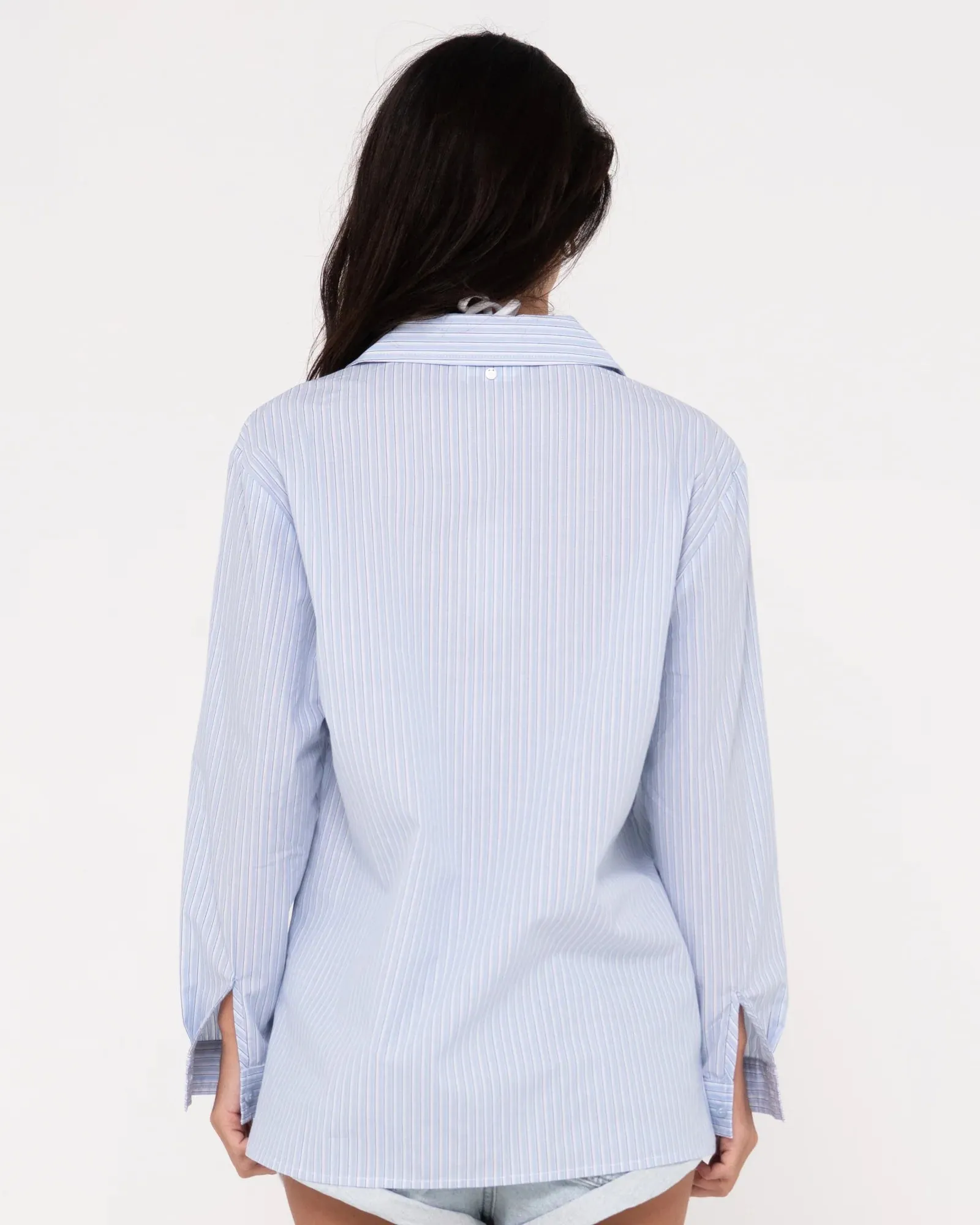 Rusty Ava Stripe Oversized Shirt