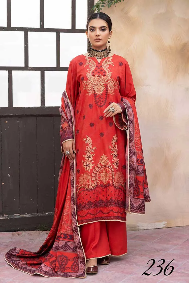 Shaista - Design 236 Sania Dhanak Digital Printed Embroidered Collection