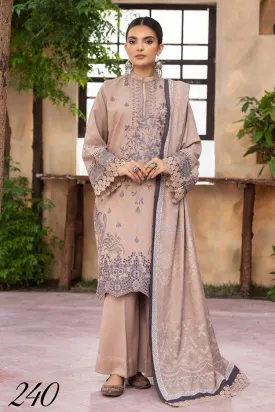 Shaista - Design 240 Sania Dhanak Digital Printed Embroidered Collection