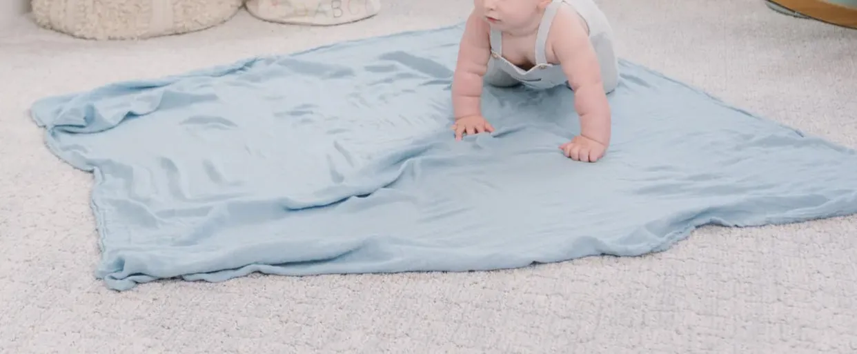 Sky Muslin Baby Blanket