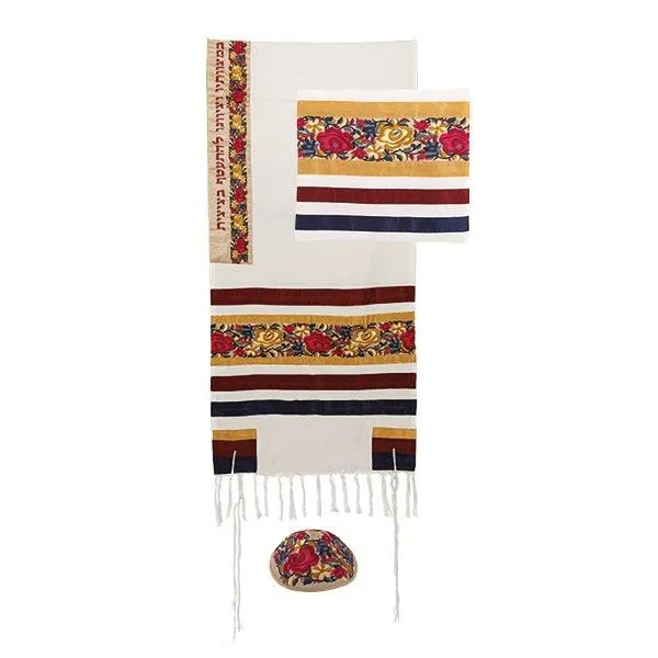 Tallit - Different Fabrics-flowery