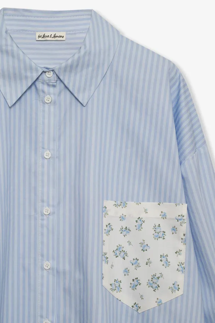 Tamren Button-Up Shirt ~ Blue