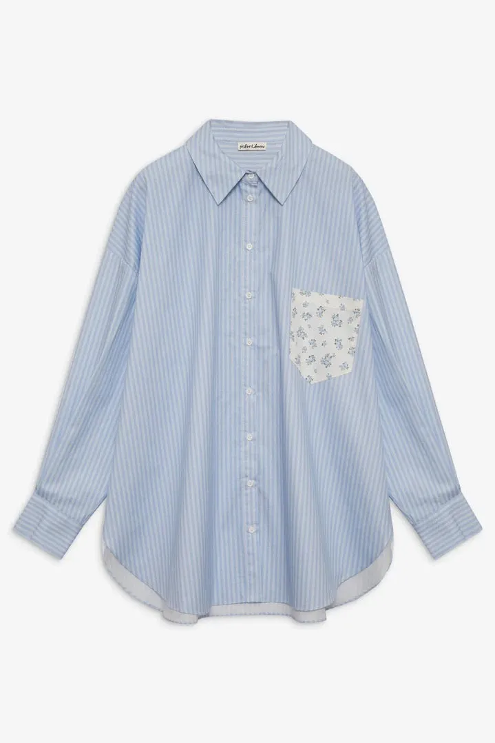 Tamren Button-Up Shirt ~ Blue