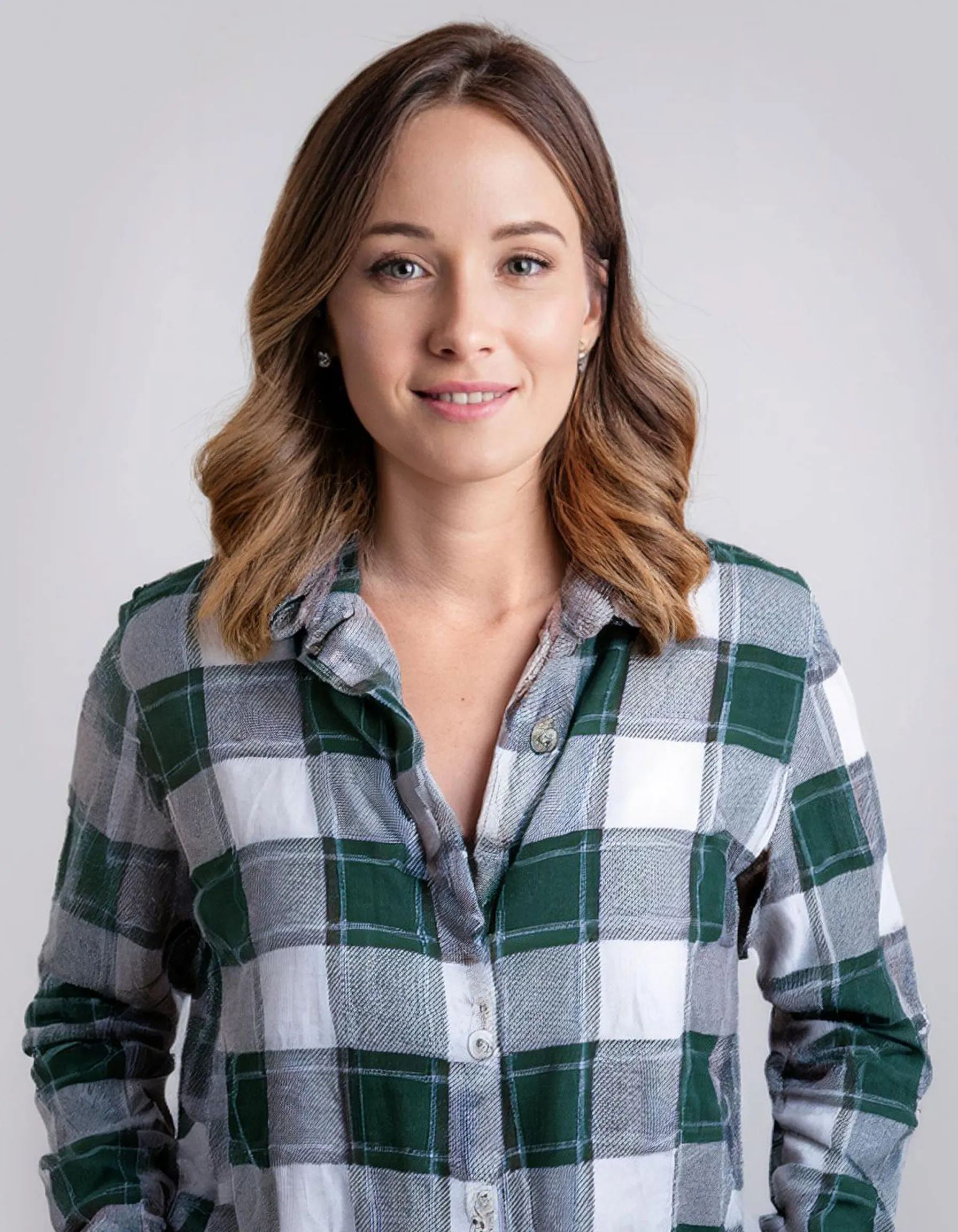 Teal Dream Check Flannel Shirt