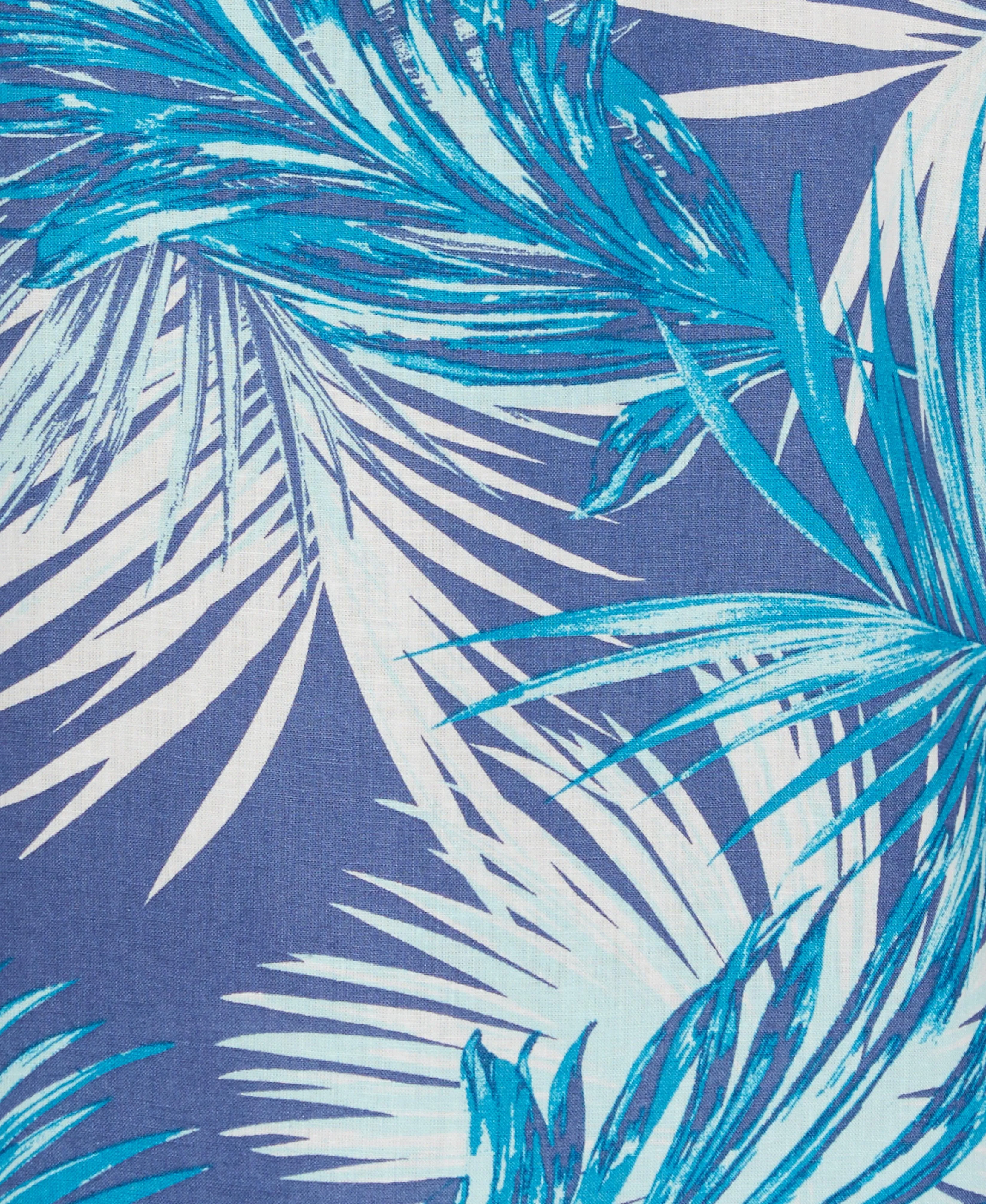 Tropical Palm Leaves Print Shirt