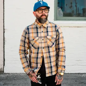 UES Heavy Flannel Shirt Navy