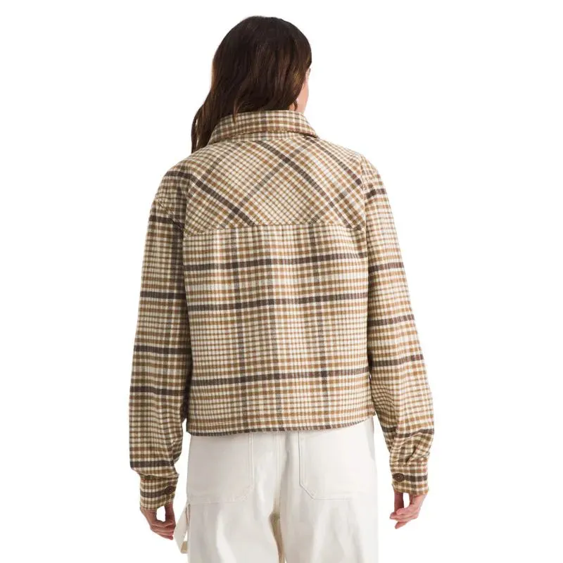 Women's The North Face | Valley Flannel Shirt | Utility Brown Plaid