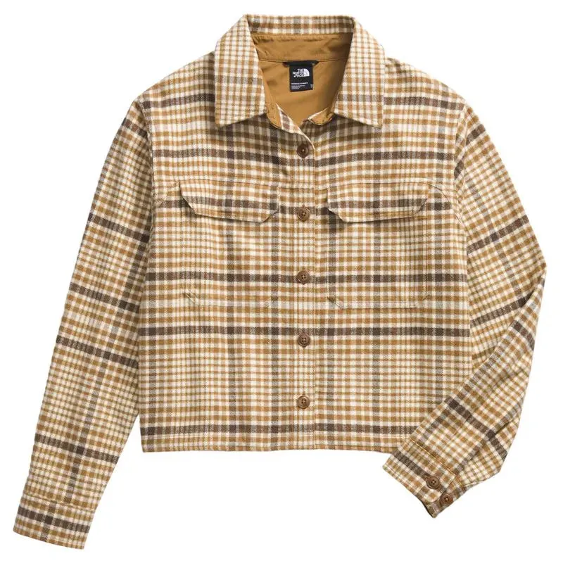 Women's The North Face | Valley Flannel Shirt | Utility Brown Plaid