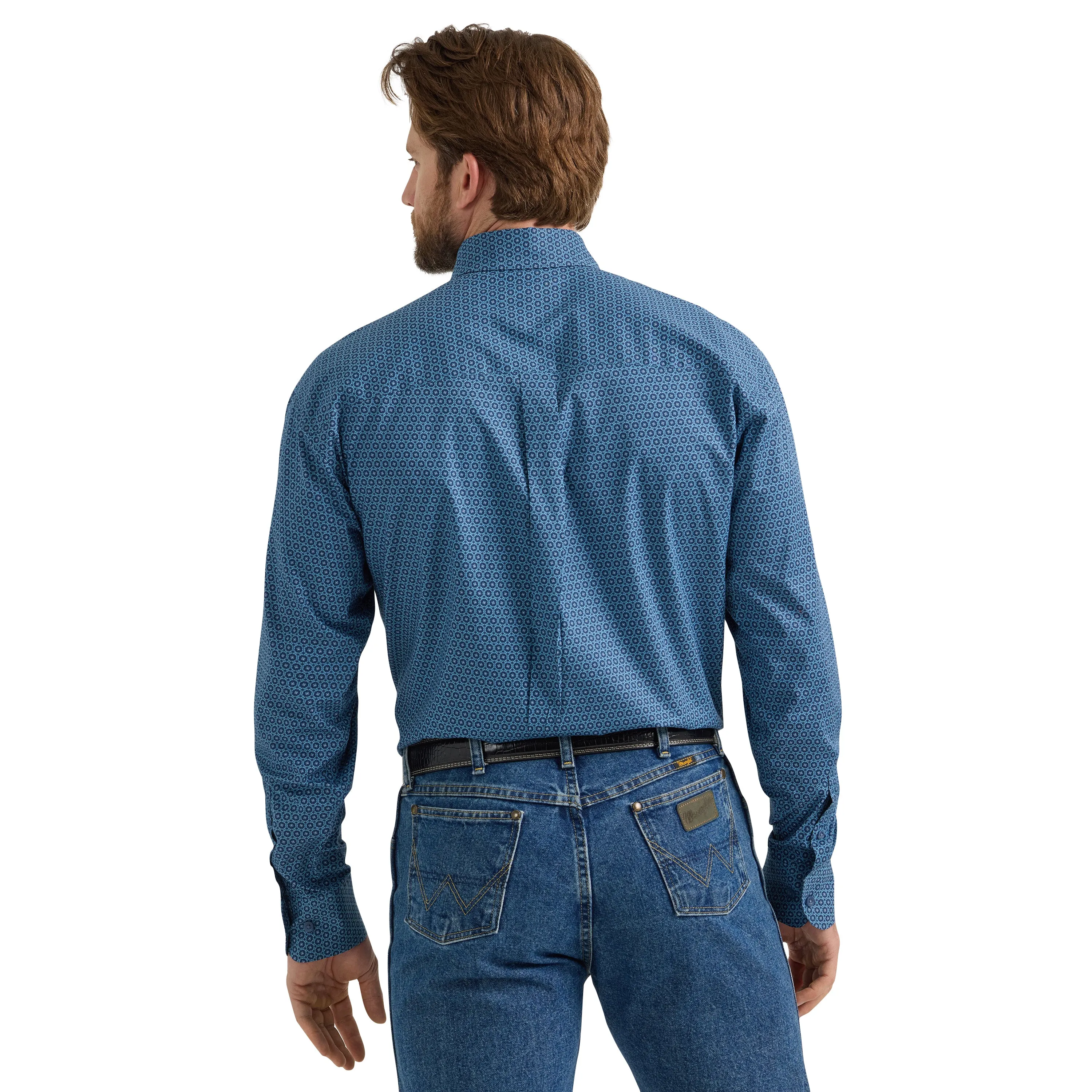 Wrangler® George Strait One Pocket Long Sleeve Shirt