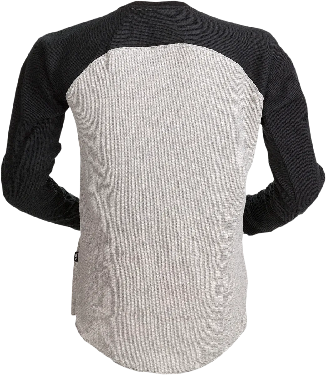 Z1R Waffle Long-Sleeve Shirt - Gray - 5XL 2840-0156