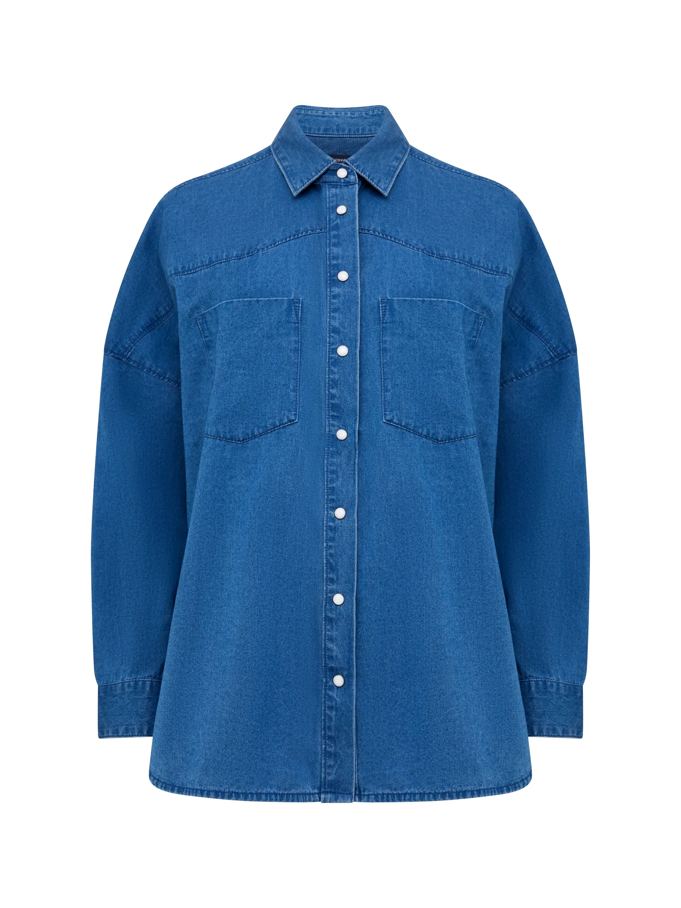 Zaves Chambray Denim Shirt